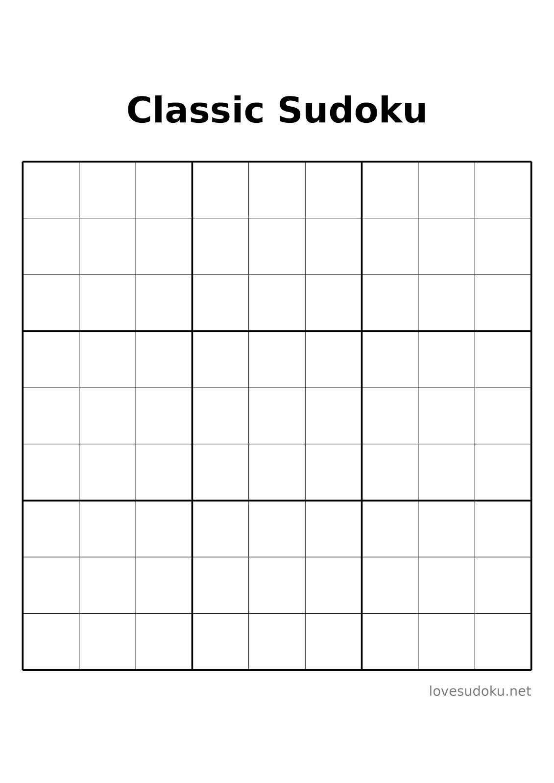 free printable medium sudoku
